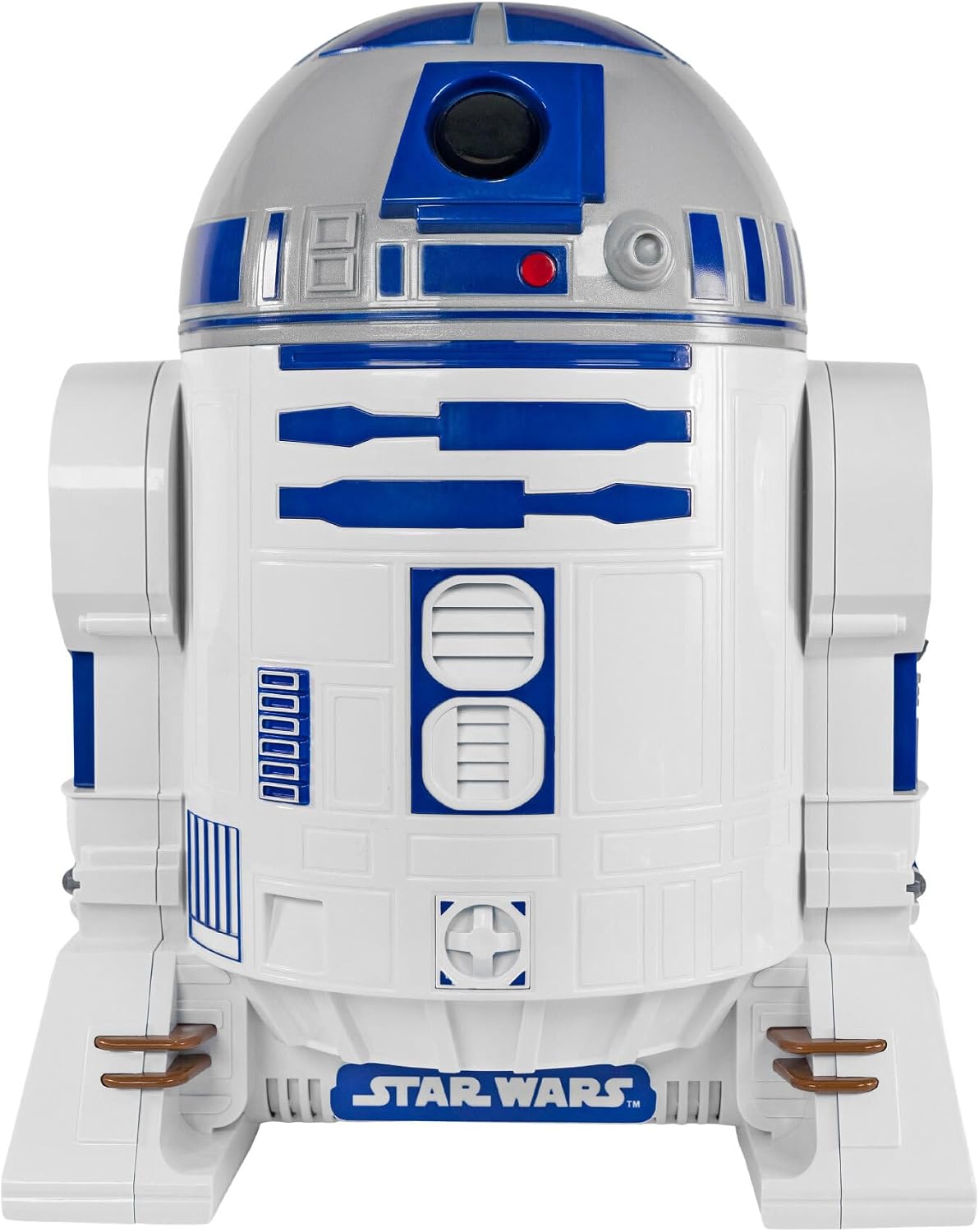 Uncanny Brands Star Wars R2D2 Popcorn Maker- Fully Operational Droid Kitchen Appliance