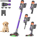 Cordless Vacuum Cleaner,120Min Runtime with 2 Batteries for Pet Hair Carpet