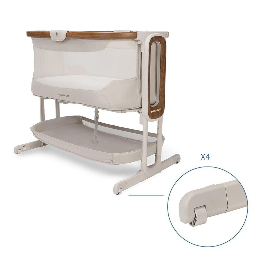 Maxi-Cosi Iora Pro Bedside Crib - Elegance Beige